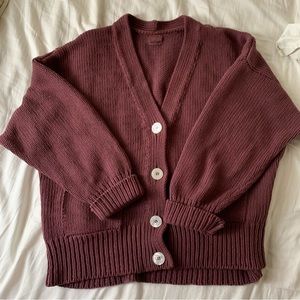 babaa cardigan no. 16 black cherry